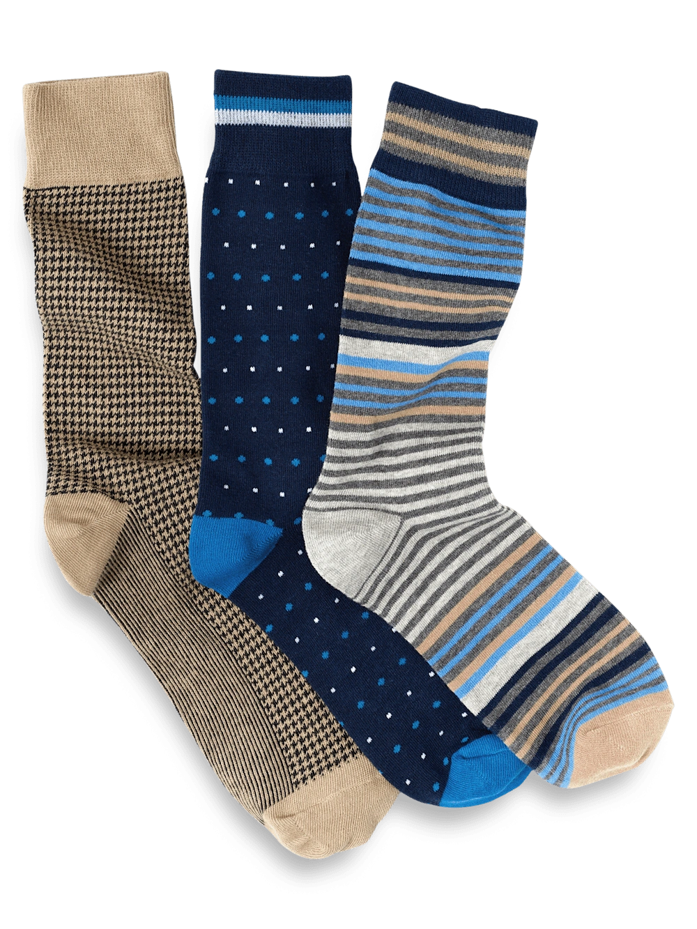Calze Cotone Morbide 3 Paia Blu Multicolor: Comfort e Stile per Ogni Giorno!